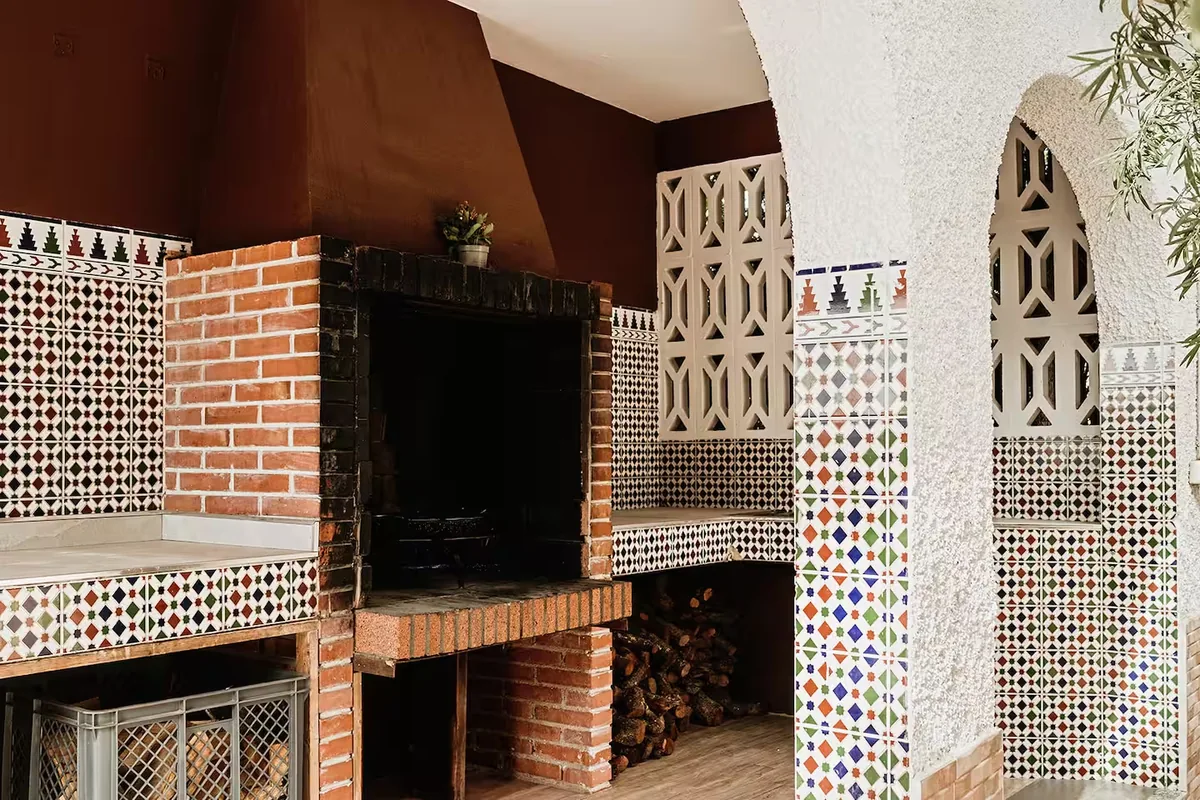 Barbacoa y horno de Villa Alegre Matola