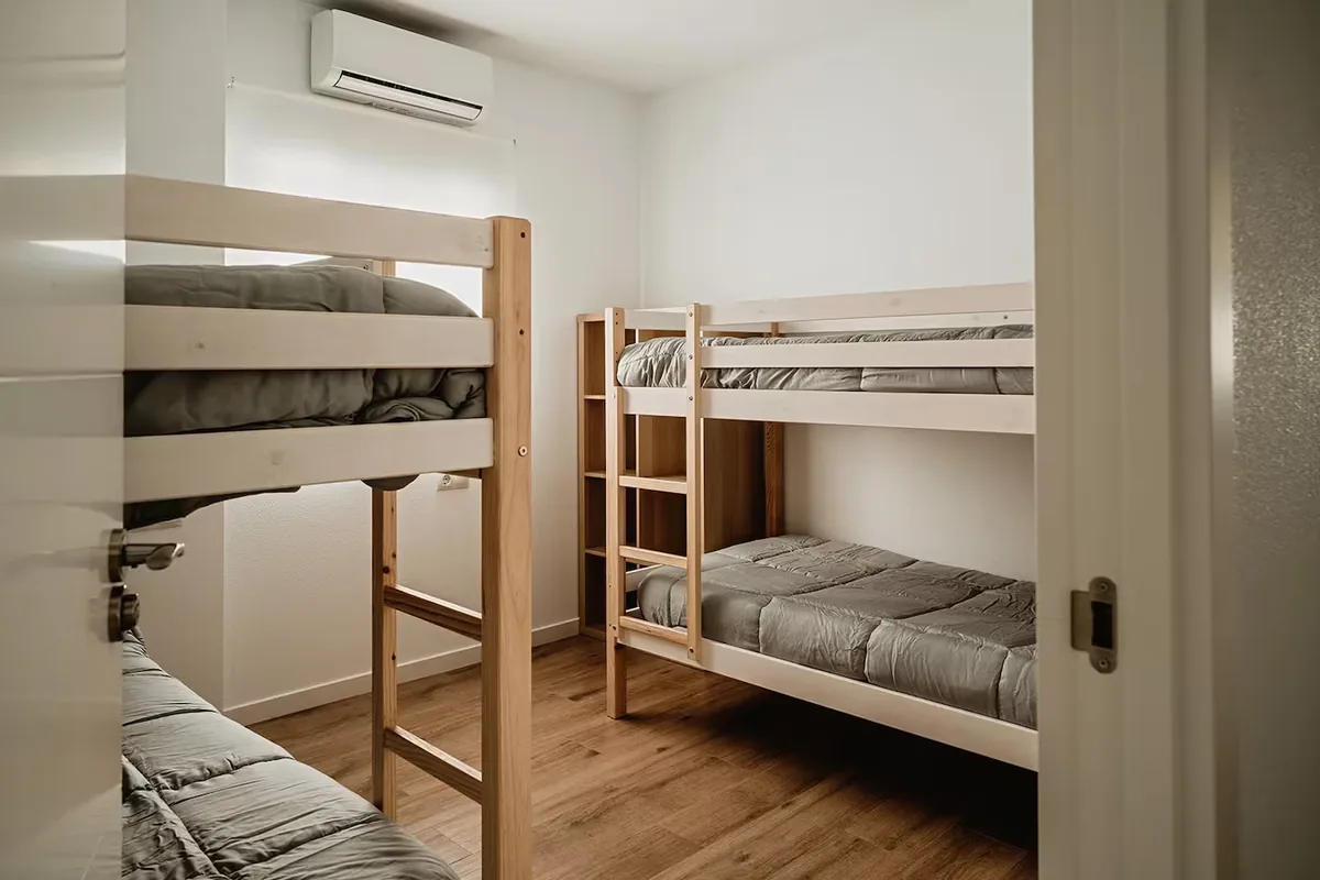 Bedroom with bunk beds de Villa Alegre Matola